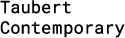 taubert contemporary Logo